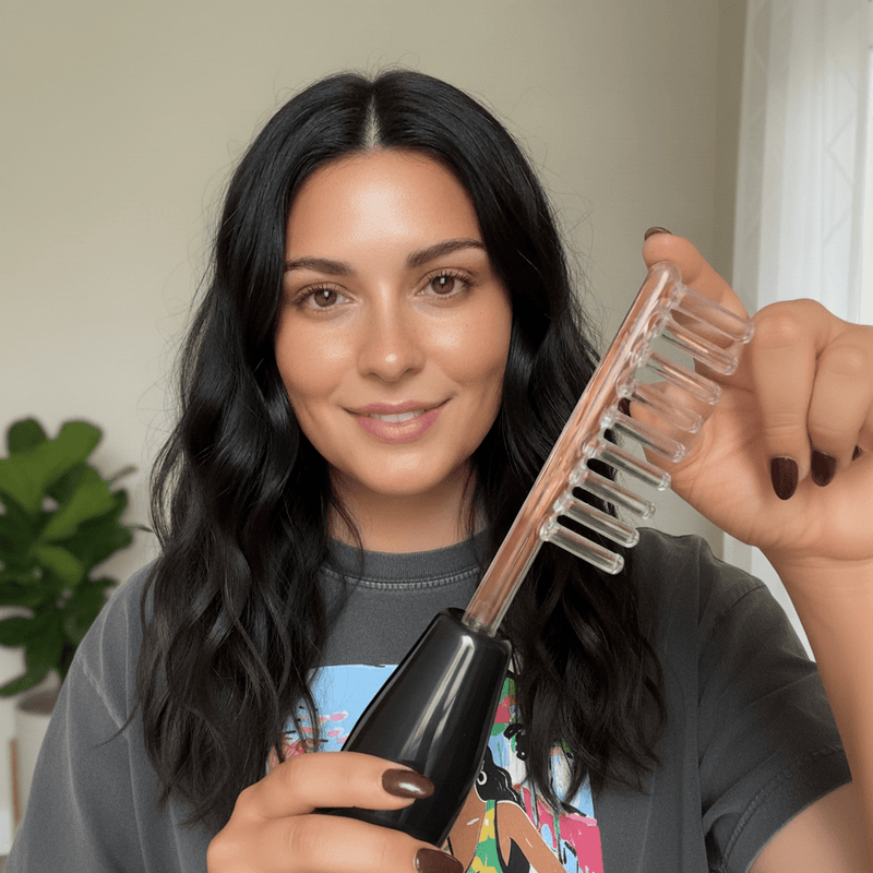 1. Prep & Glide Over Scalp