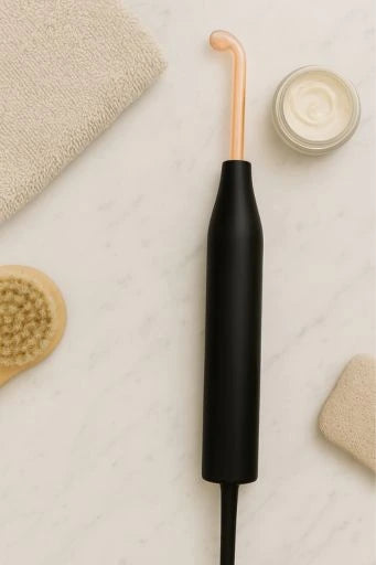 High frequency wand for home skincare – anti-aging and acne treatment device with beauty tools